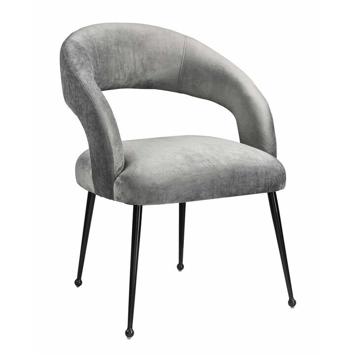Belen Kox Slub Grey Dining Chair, Belen Kox