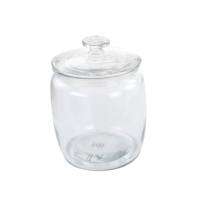 Martha Stewart Mayberry Canister 4 Piece 2.1 and 1 Quart Glass Canister Set