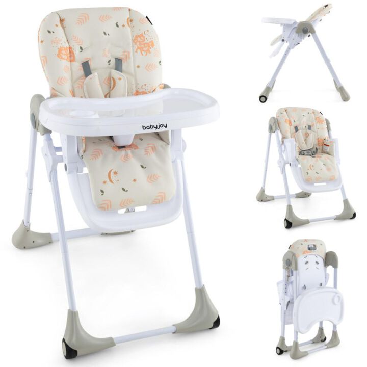 Hivvago 3-In-1 Convertible Baby High Chair for Toddlers