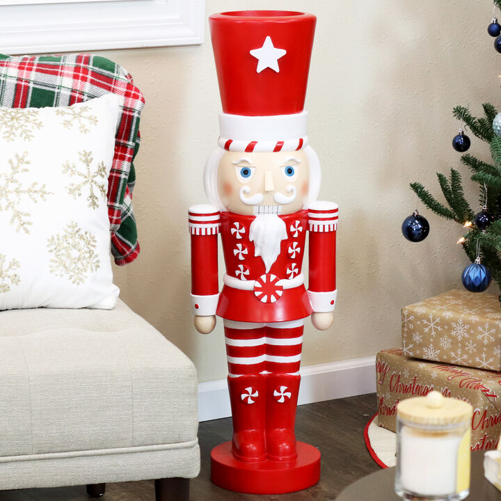 Sunnydaze Alfonso the Noble Indoor and Outdoor Nutcracker Statue - 36 in