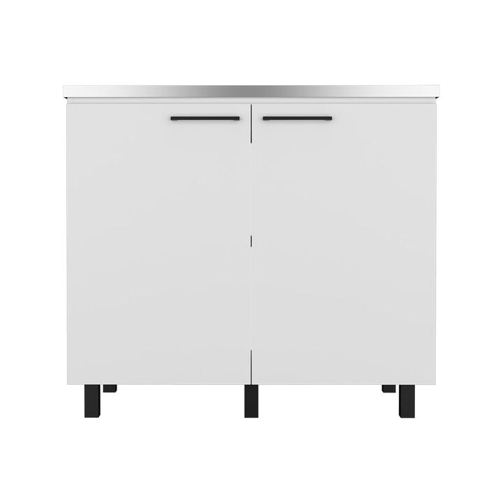Utility Sink Cabinet Burwood, Kitchen, White