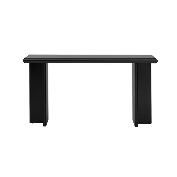 Merax Modern Entryway Console Table with L-Shaped Legs