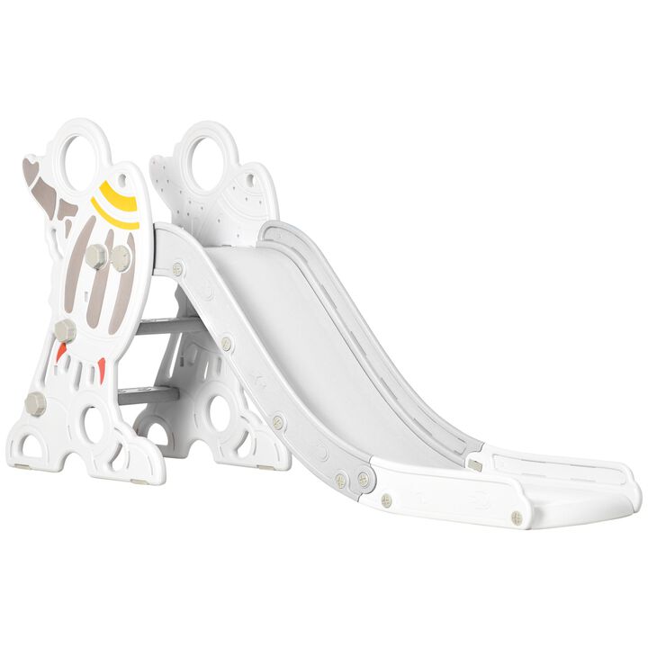 Gray Toddler Playset: Indoor Space Theme Slide for Ages 1.5-3