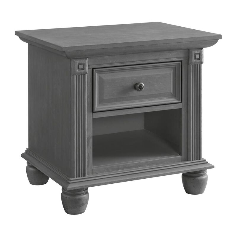 Oxford Baby London Lane Night Stand Arctic Gray