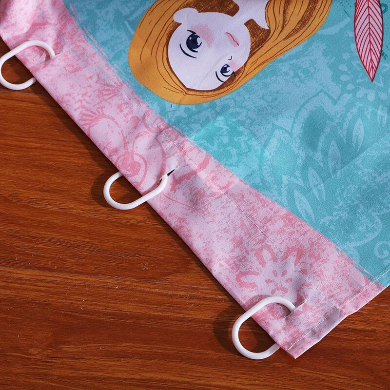Greenland Home Fashion Mermaid Square Bath Shower Curtain - Multi 72x72"