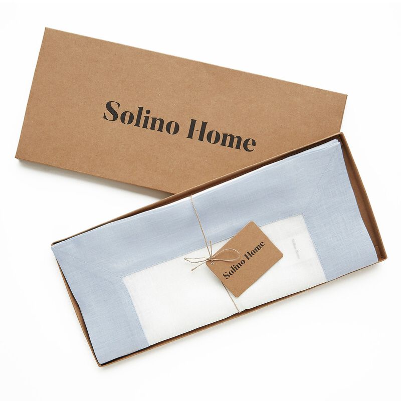Solino Home 100% Pure Linen Table Runner | Contempo