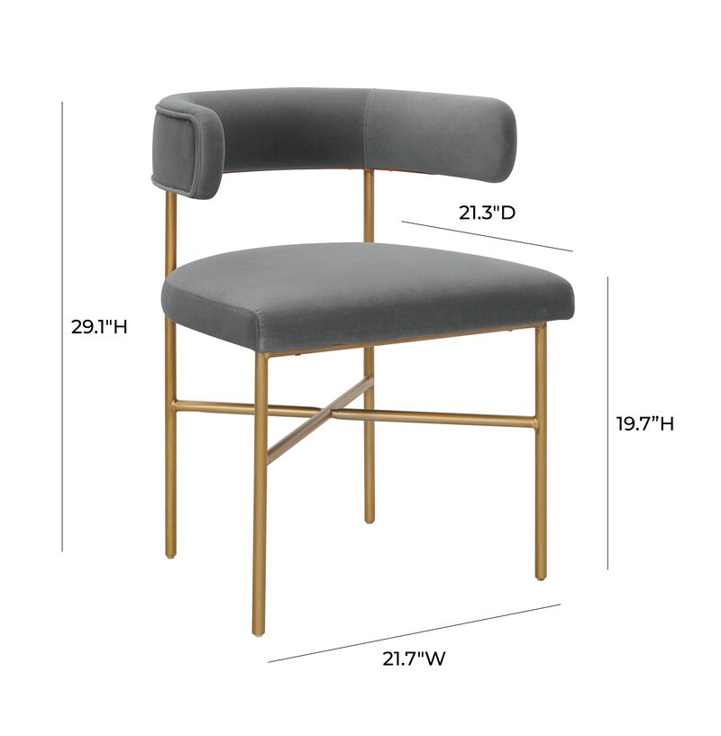 Kim Performance Velvet Chair