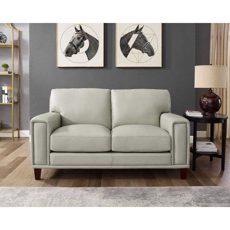 Hayward Top Grain Leather Loveseat