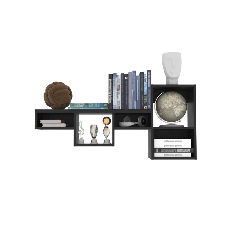 Wall Shelf Kiowa, Office, Black