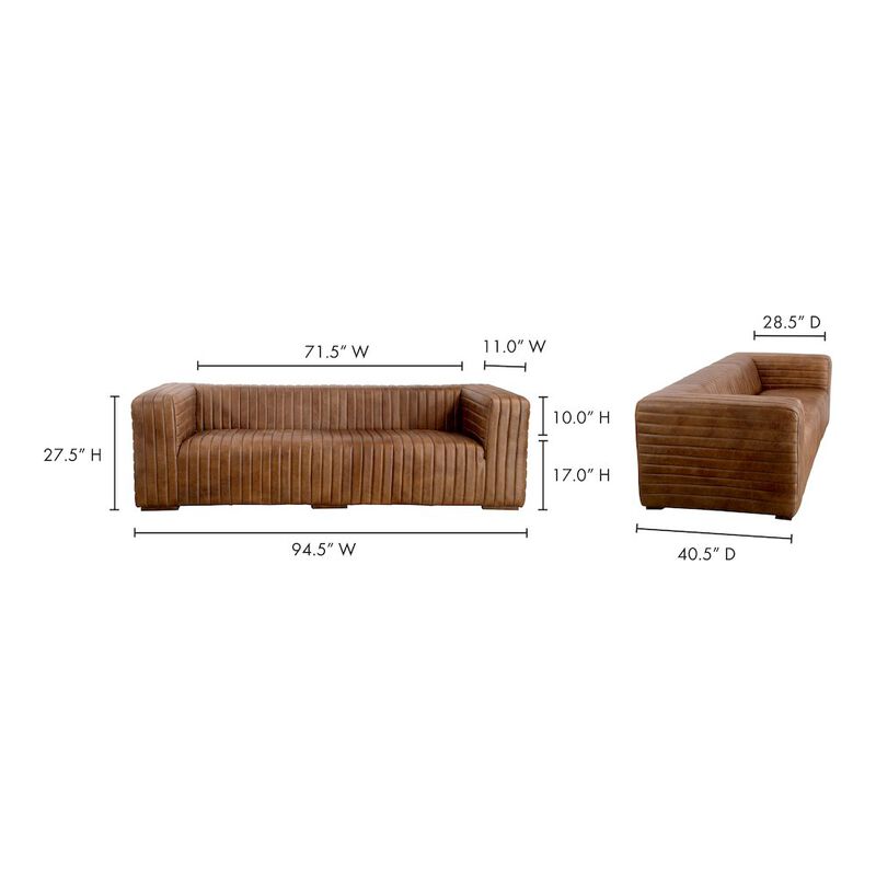 Moe's Home Collection Castle Sofa