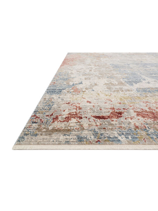 Claire CLE07 Grey/Multi 18" x 18" Sample Rug