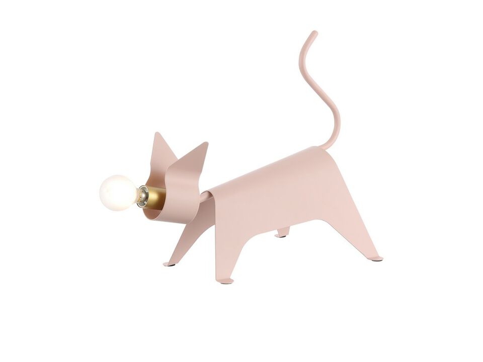 Penelope Modern Industrial Iron Feline LED Kids' Lamp