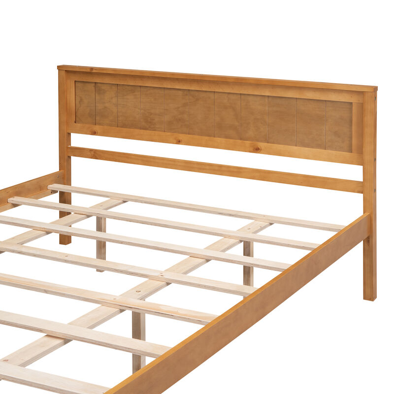 Merax Platform Bed Frame with Headboard