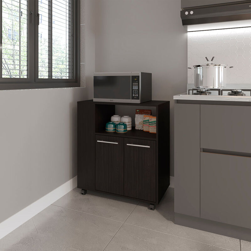 Bethesda Kitchen Cart, Kitchen, Black