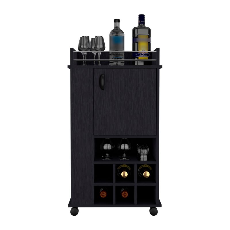Bar Cart Reese, Living Room, Black