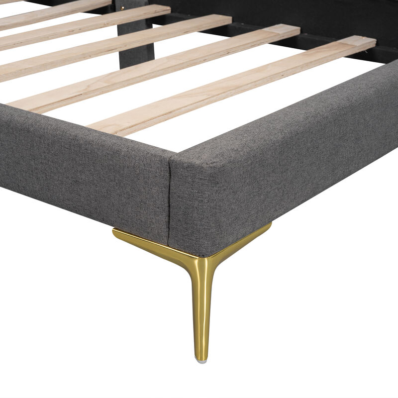 Merax Upholstered Daybed with Headboard and Armrest