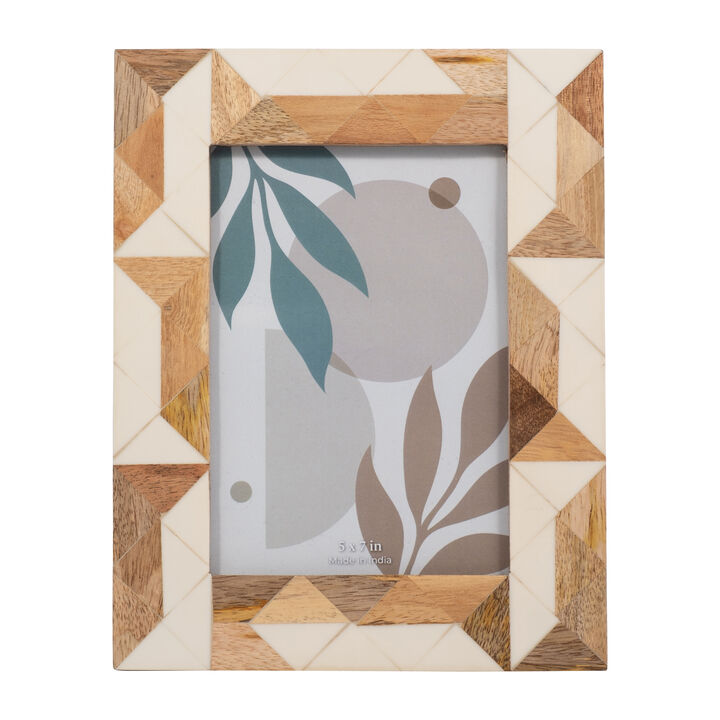 5"x7" Geo Woven Photo Frame