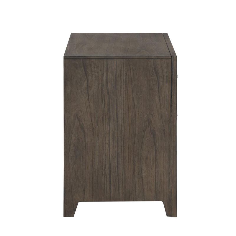 New Classic Furniture Landon Nightstand-Walnut