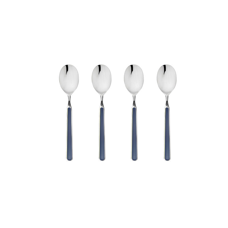 Fantasia 4-Piece Coffee Spoon Set in Cobalt