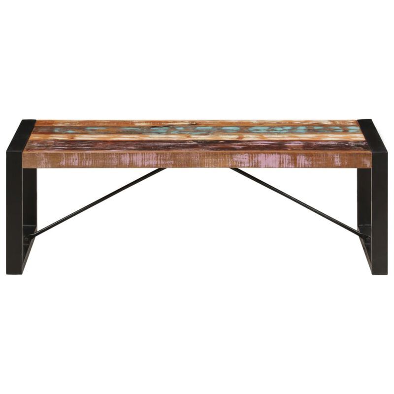 vidaXL Coffee Table 47.2"x23.6"x15.7" Solid Reclaimed Wood