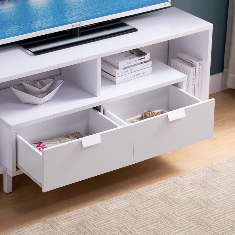 TV Stand White for Home or Office Use