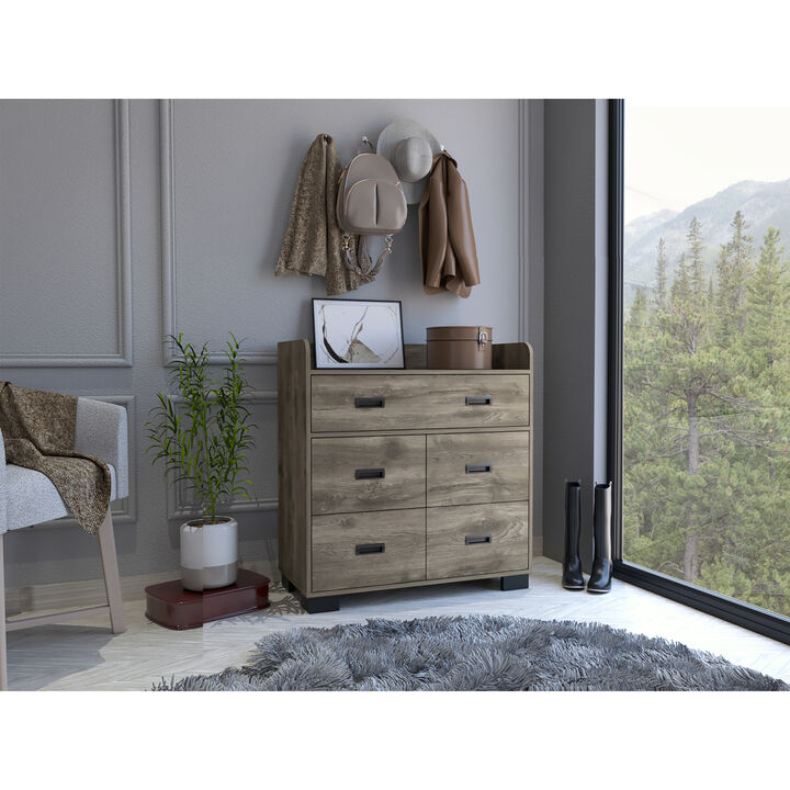 Edgemont 5-Drawer Dresser Dark Brown