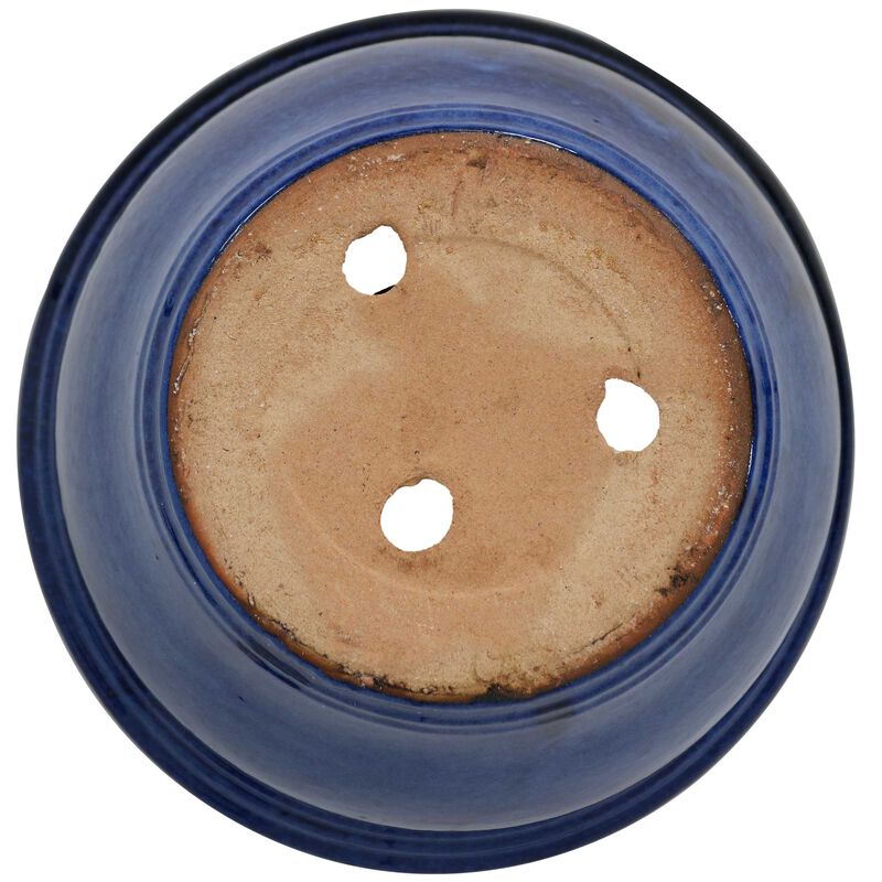 Sunnydaze Studio High-Fired Glazed Ceramic Planter