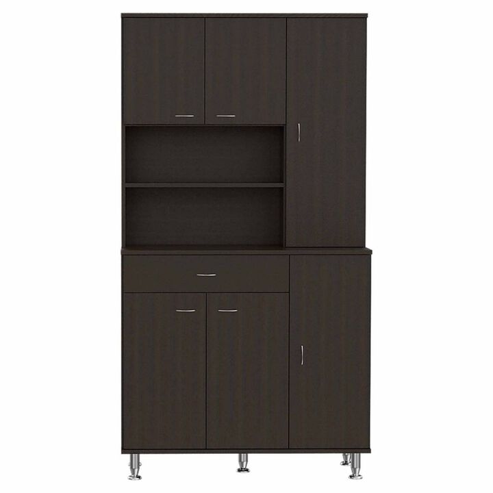 Kitchen Pantry Piacenza, Kitchen, Black