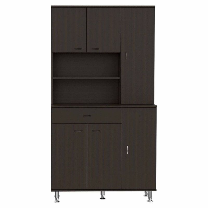 Kitchen Pantry Piacenza, Kitchen, Black