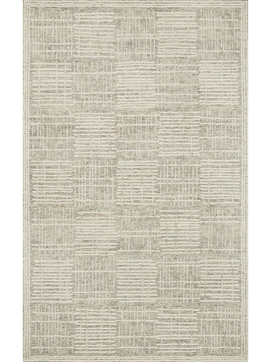 Tallulah TLL-02 Mist / Ivory 18" x 18" Sample Rug by