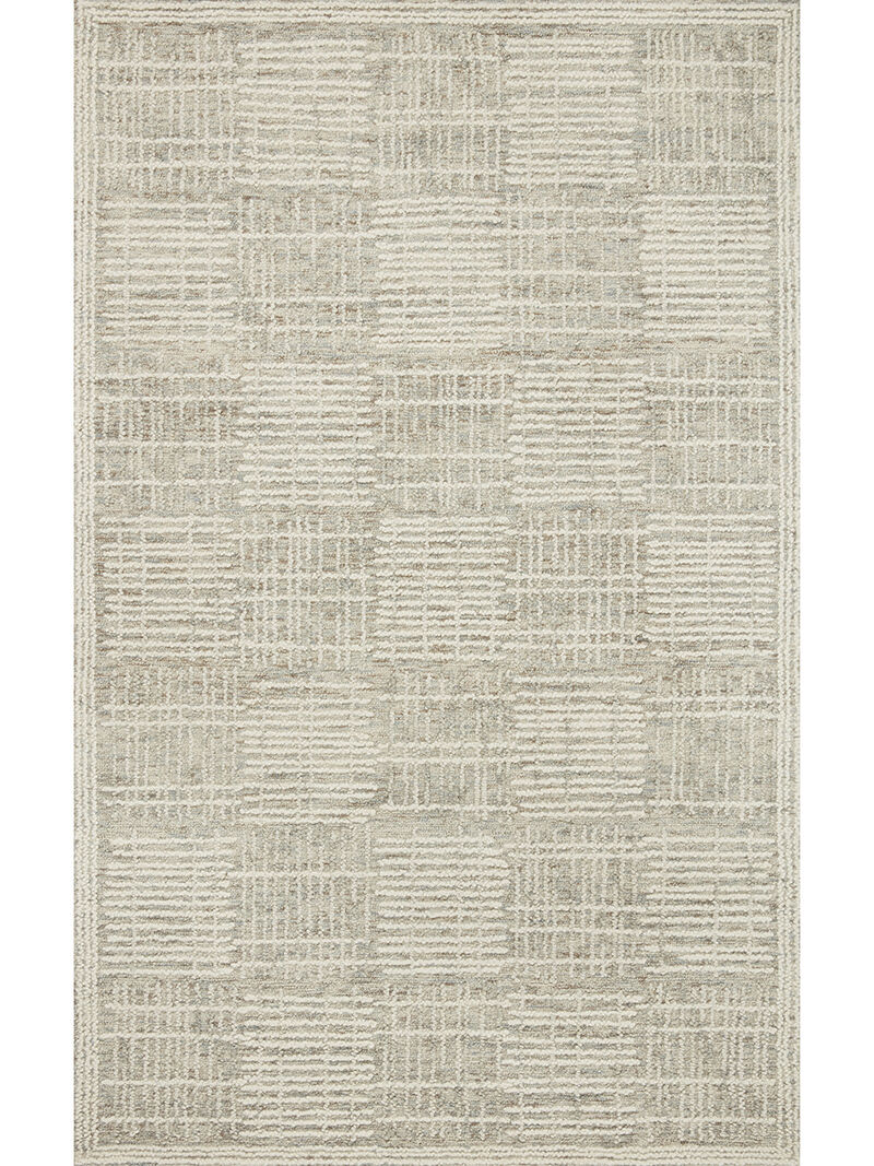Tallulah TLL-02 Mist / Ivory 18" x 18" Sample Rug by