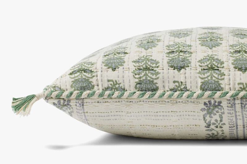 PLL0113 Sage/Ivory 13''x21'' Poly Pillow