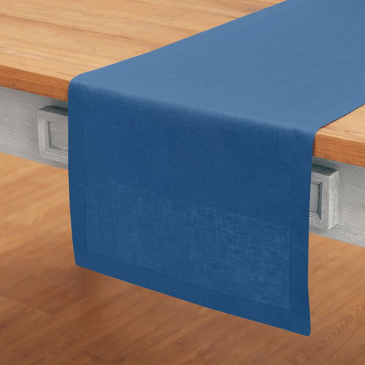 Solino Home 100% Pure Linen Table Runner | Fete for Valentine;s