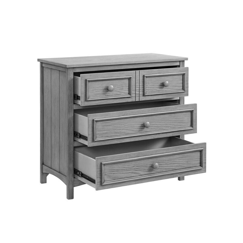 Oxford Baby Bennett 3 Dr (Fa) Dresser Rustic Gray