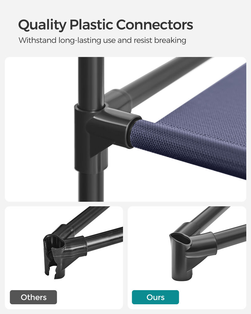 Portable Closet with Cover 4 Hanging Rods and Shelves