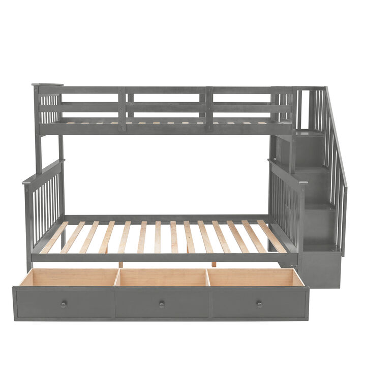 Merax Bunk Bed with Drawers