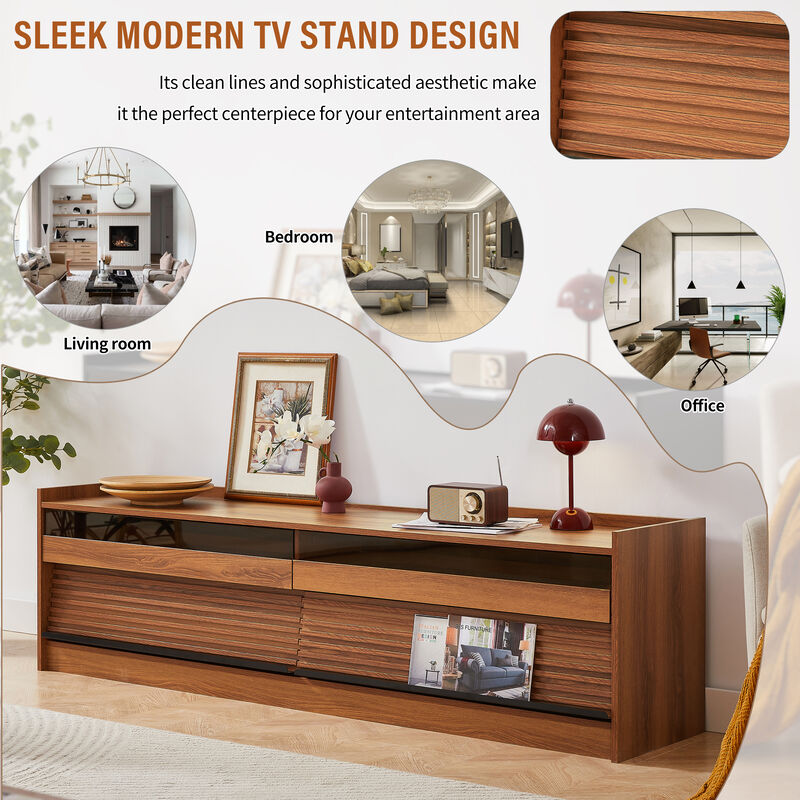Modern Cabinet TV Stand for TVS 70-79 inches
