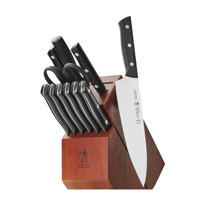 HENCKELS Dynamic 12-pc Knife Block Set - Acacia