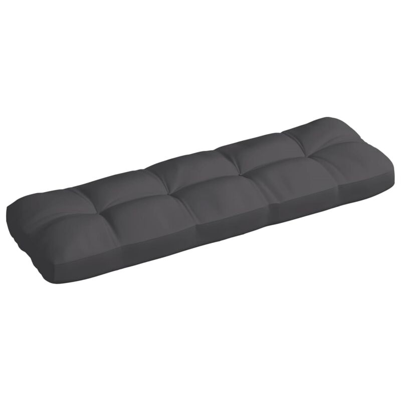 vidaXL Pallet Sofa Cushion Anthracite 47.2"x15.7"x4.7"