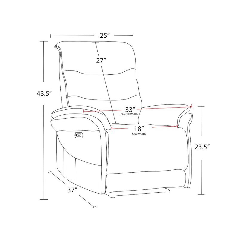 Parker Living Prospect - Twilight Zero Gravity Power Recliner