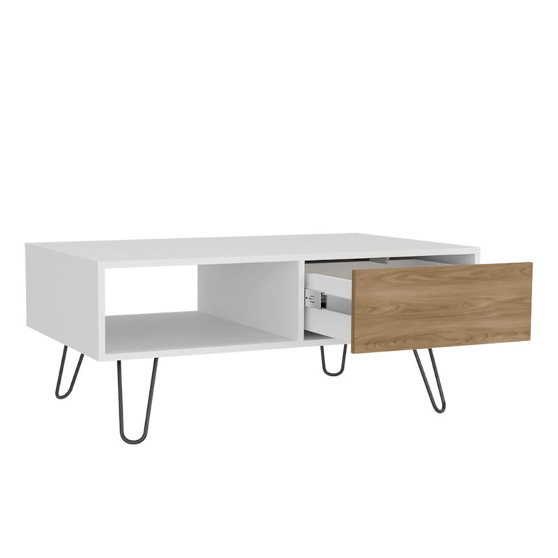 Taylor Coffee table , Living Room, White/Light Pine