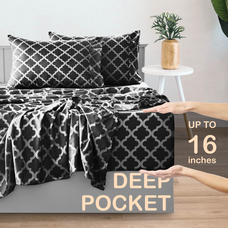 Lux Decor Collection Bed Sheets - Brushed Microfiber Sheet Set