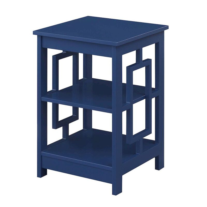 Convenience Concepts Town Square End Table with Shelves
