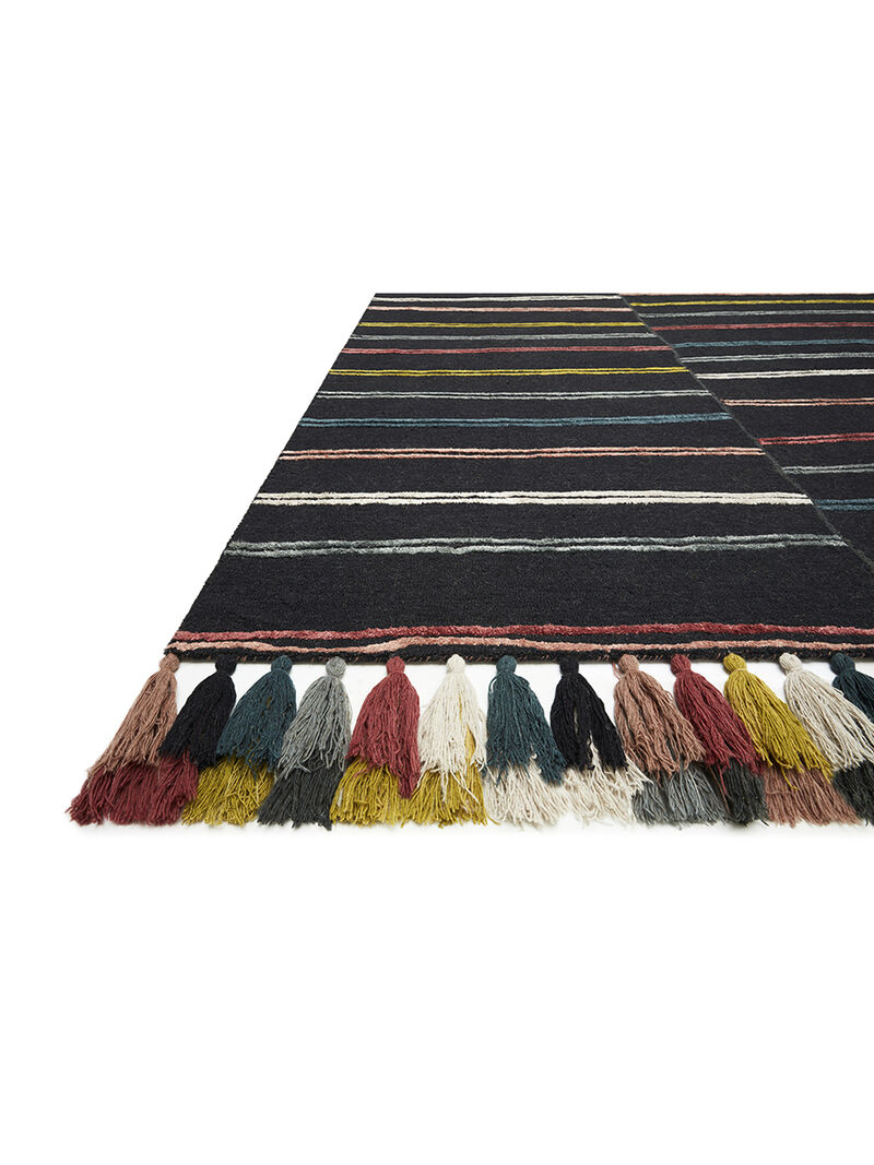 Jamila JAA01 Charcoal/Multi 7'9" x 9'9" Rug