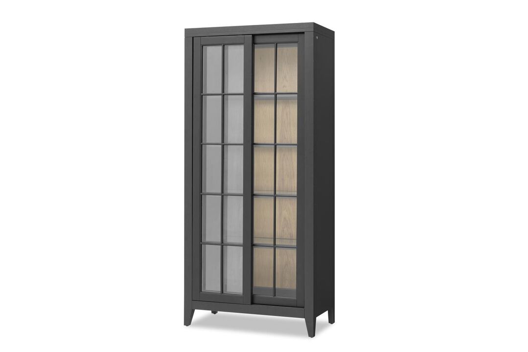 Today's Traditions Sliding Door Display Cabinet