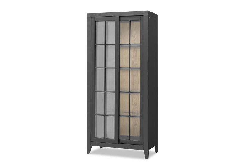 Today's Traditions Sliding Door Display Cabinet