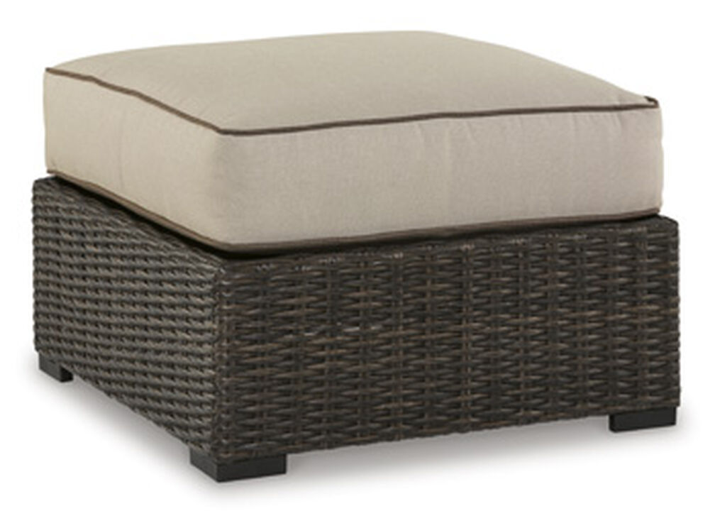 Coastline Bay Ottoman with Cushion