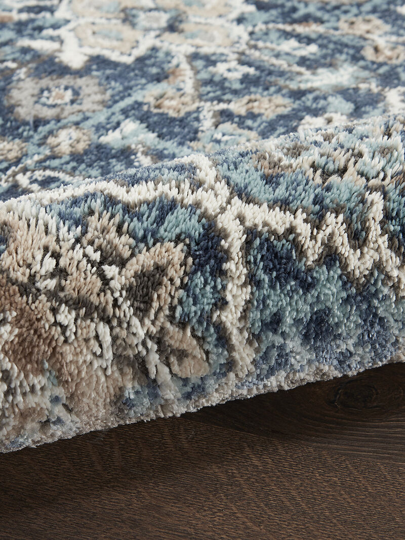 American Manor AMR01 Blue/Ivory 7'10" x 9'10" Rug