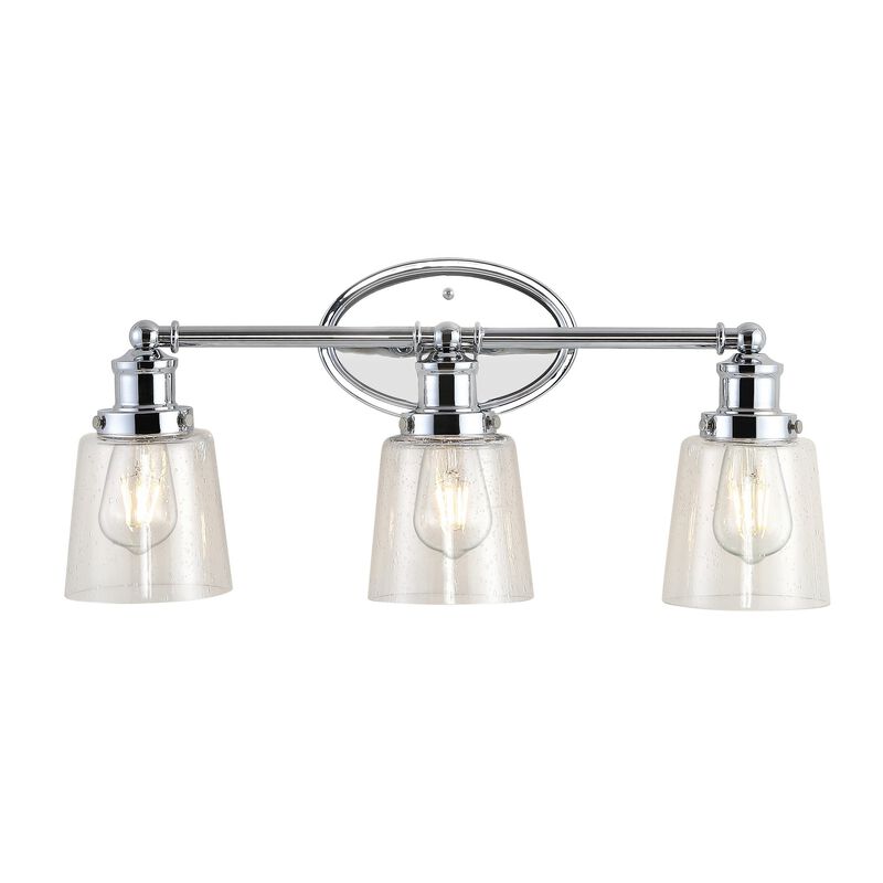 Beverly Iron/Seeded Glass Classic Cottage LED Vanity Light