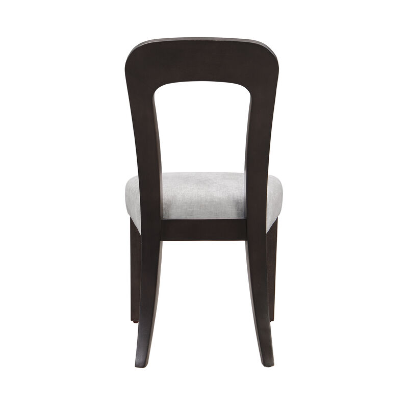 Merax Solid Rubber Wood Dining Chairs Side Chairs Set of 2